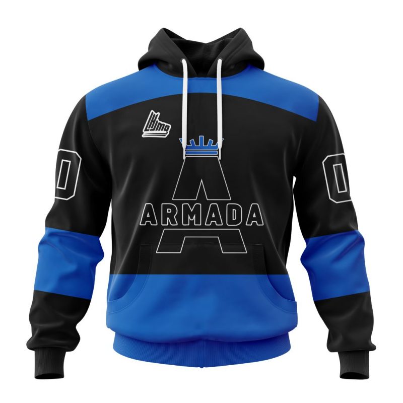 QMJHL Blainville-Boisbriand Armada Personalized Third Kits Unisex Hoodie
