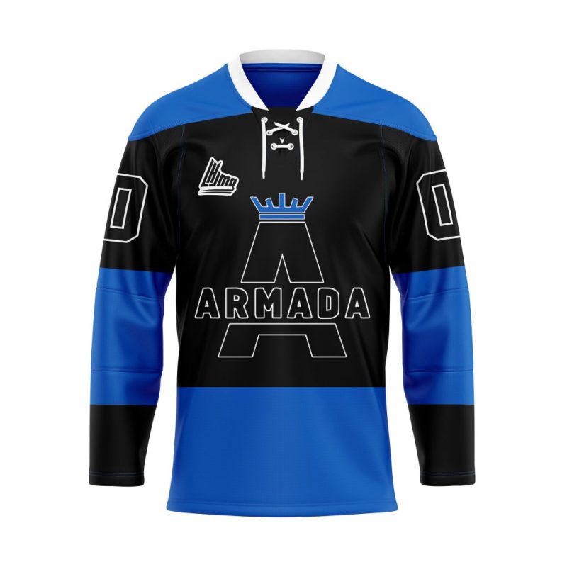 QMJHL Blainville-Boisbriand Armada Personalized Third Lace Hockey Jersey
