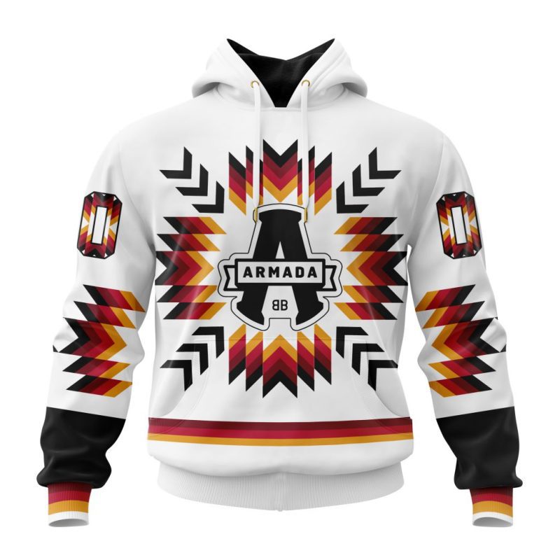 QMJHL Blainville-Boisbriand Armada Special Native Design Unisex Hoodie