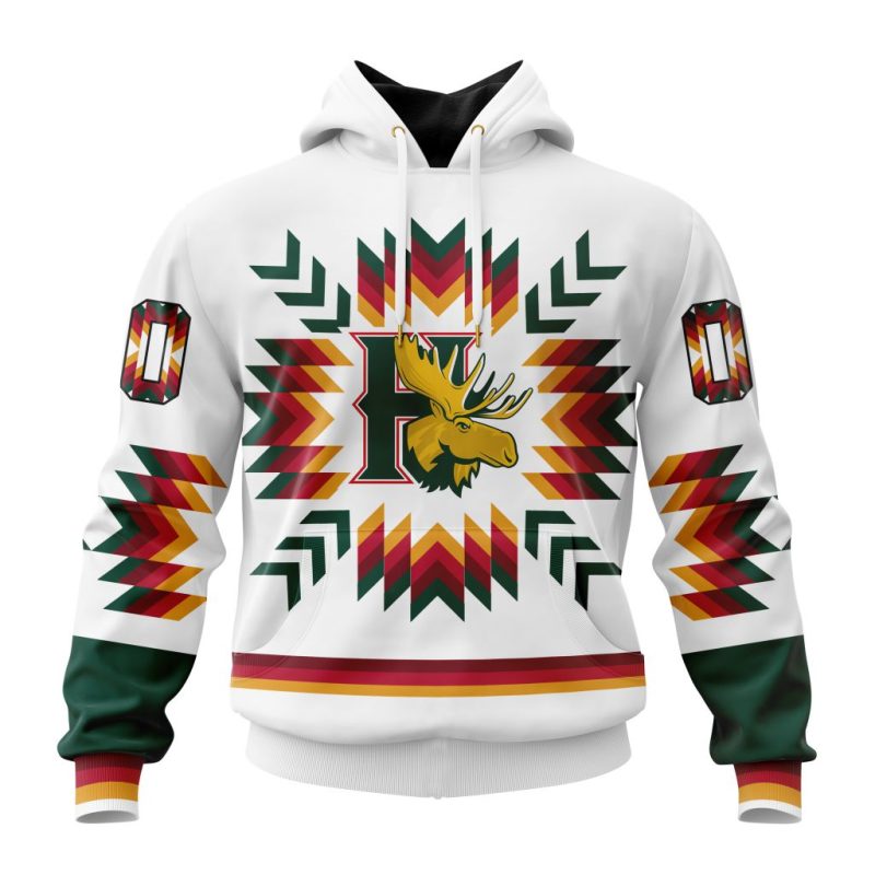 QMJHL Halifax Mooseheads Special Native Design Unisex Hoodie