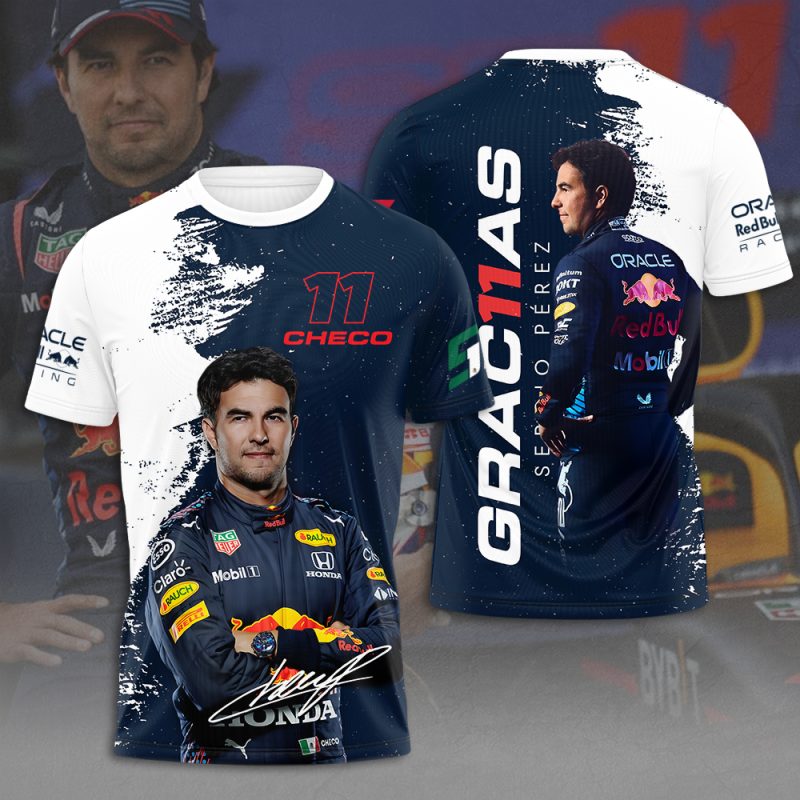 Red Bull Racing F1 x Sergio Perez Performance Unisex T-Shirt TSG2594