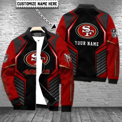 San Francisco 49ers Personalized Bomber Jacket BJA1096