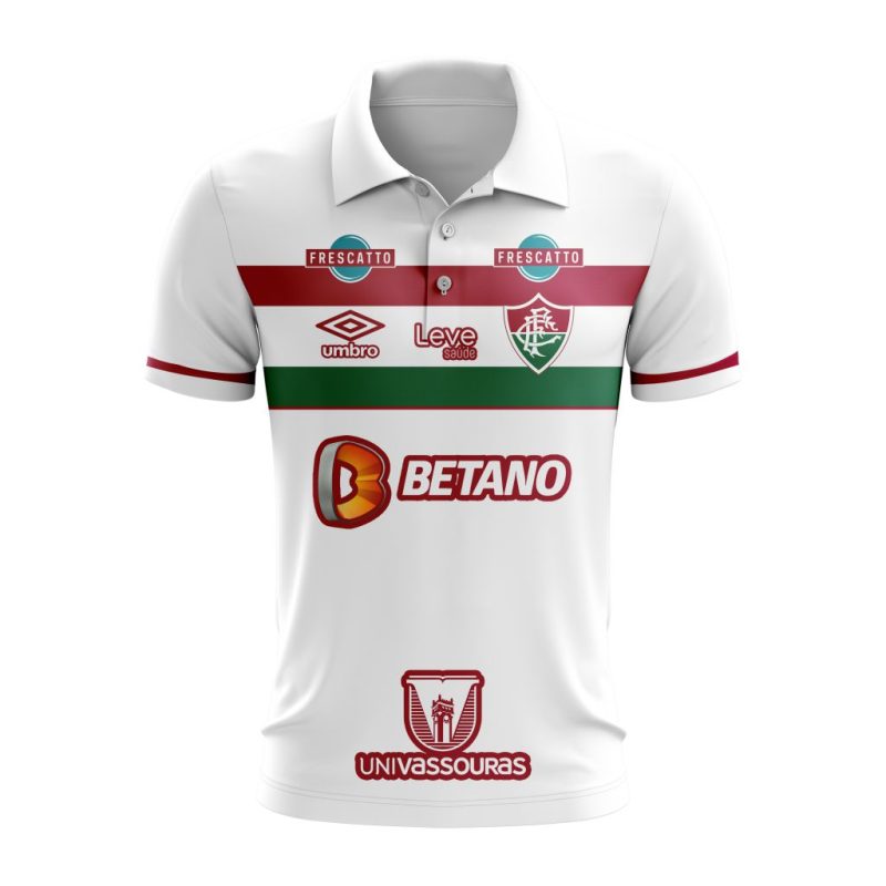 Serie A Fluminense Personalized 2023 Away Polo Shirt