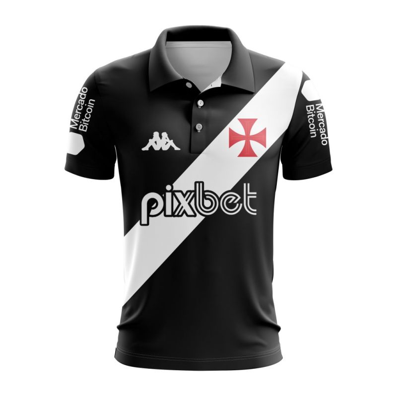 Serie A Vasco Da Gama Personalized 2023 Home Polo Shirt