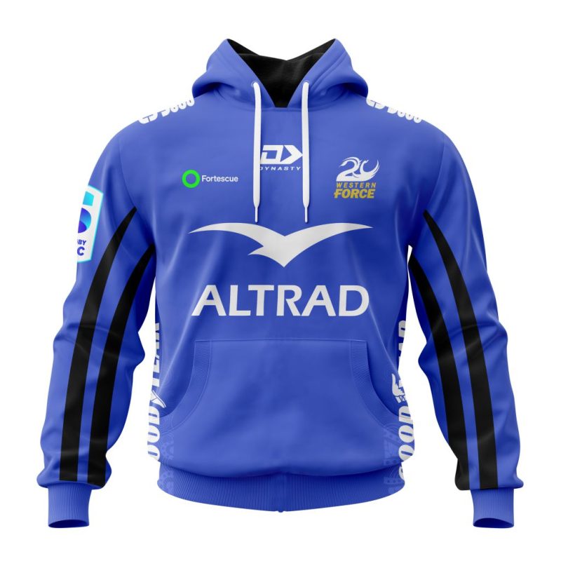 Super Rugby Western Force Personalized 2025 Home Kits Unisex Hoodie