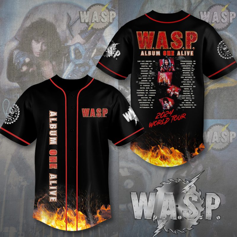 W.A.S.P. Baseball Jersey BJG1164