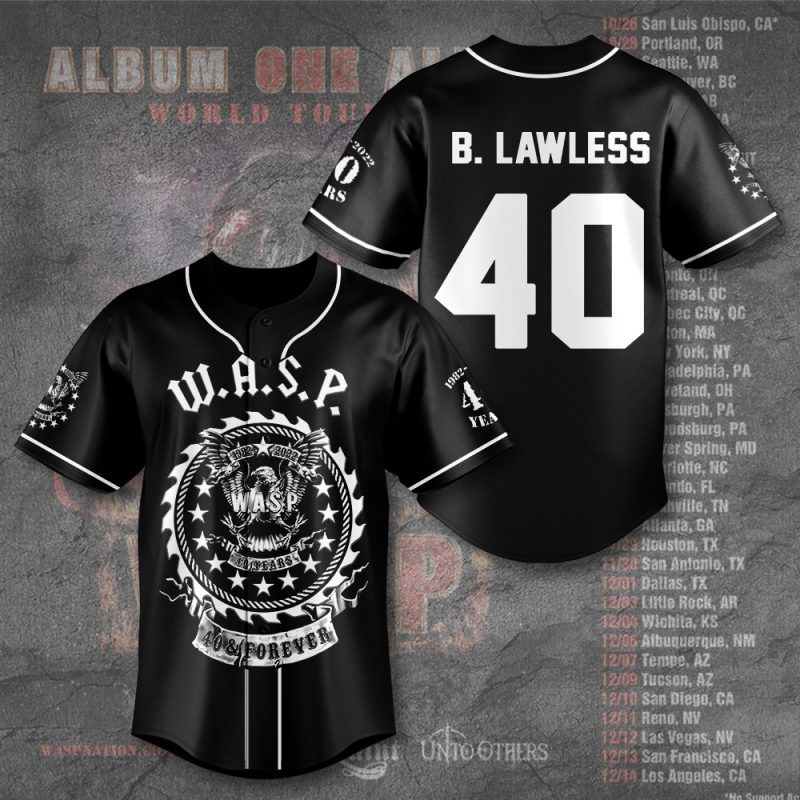 W.A.S.P. Baseball Jersey BJG1182