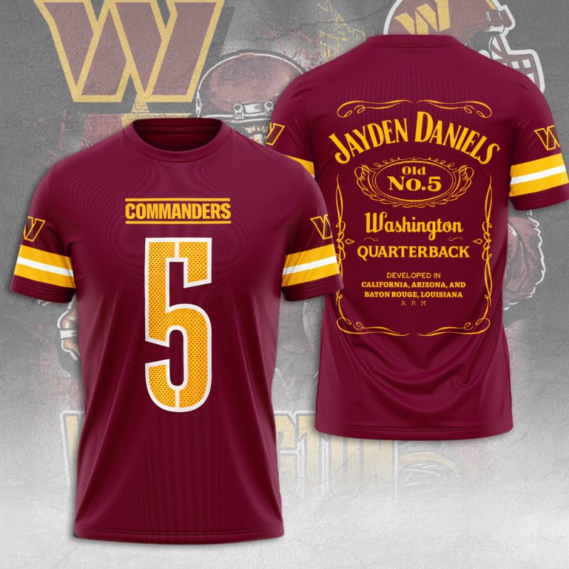 Washington Commanders x Jayden Daniels Performance Unisex T-Shirt TSG1849