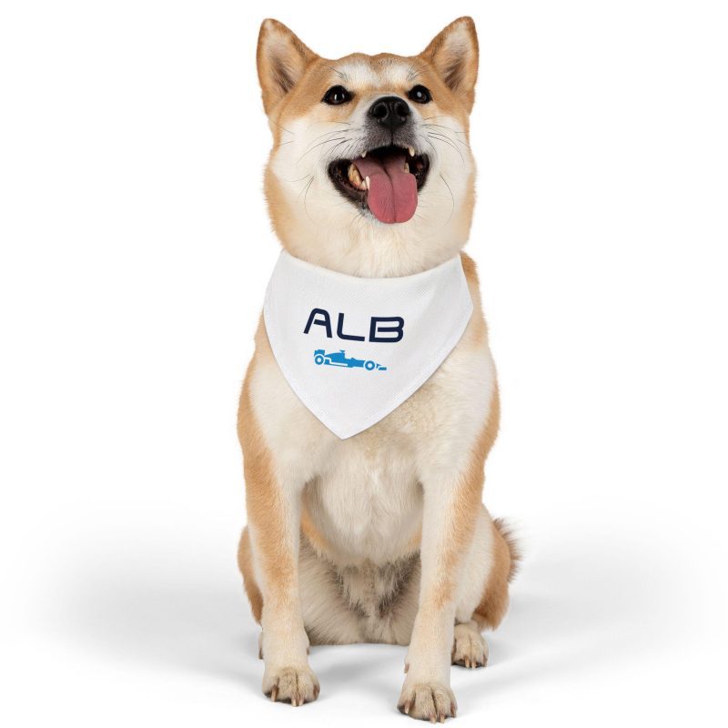 Alex Albon Dog Bandana Collar F1 Williams Racing Pet Gift PBN1011
