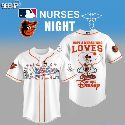 Baltimore Orioles Mickey Mouse Just A Nurse Who Loves Special Edition 2025 Baseball Jersey
