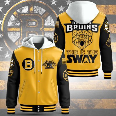 Boston Bruins Special Hooded Baseball Jacket CHB1209