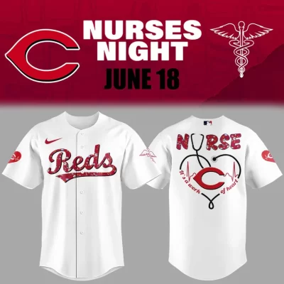 Cincinnati Reds Nurses Night Special Edition 2025 Baseball Jersey