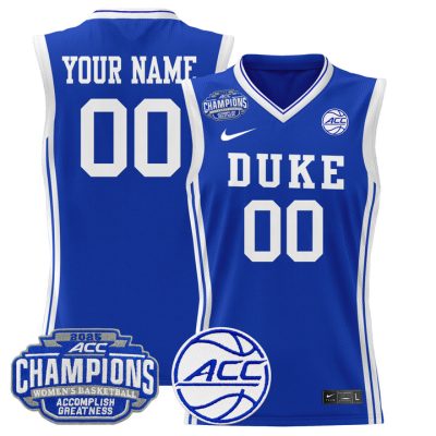 Duke Blue Devils 2025 ACC Women's Conference Tournament Champions Lightweight Basketball Custom Jersey - Royal