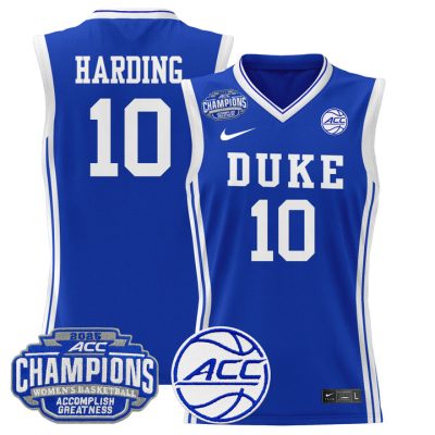 Duke Blue Devils 2025 ACC Women's Conference Tournament Champions Lightweight Basketball Jersey - Royal Lindsey Harding