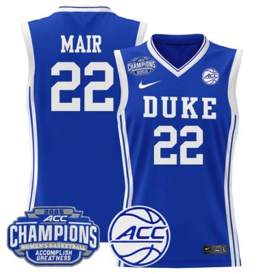 Duke Blue Devils 2025 ACC Women's Conference Tournament Champions Lightweight Basketball Jersey - Royal Taina Mair