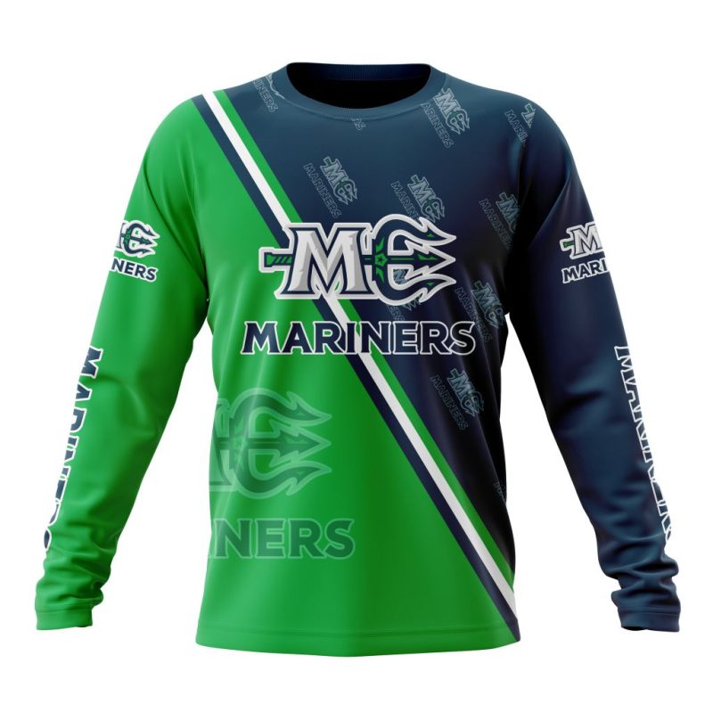 ECHL Maine Mariners Special Design Concept Kits Performance Long Sleeve Shirt