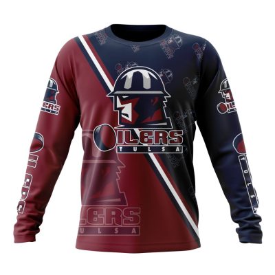 ECHL Tulsa Oilers Special Design Concept Kits Performance Long Sleeve Shirt