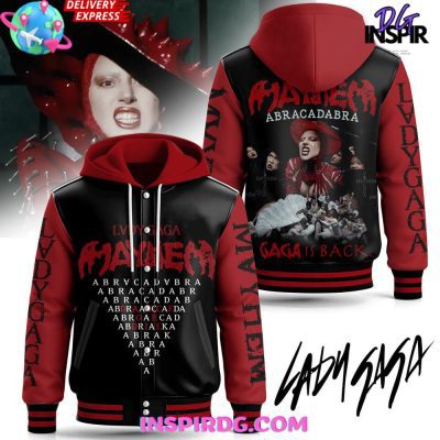 Lady Gaga Mayhem Abracadabra Hooded Baseball Jacket CHB1117