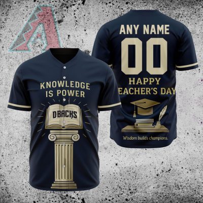MLB Arizona Diamondbacks Happy Teacher's Day Baseball Jersey