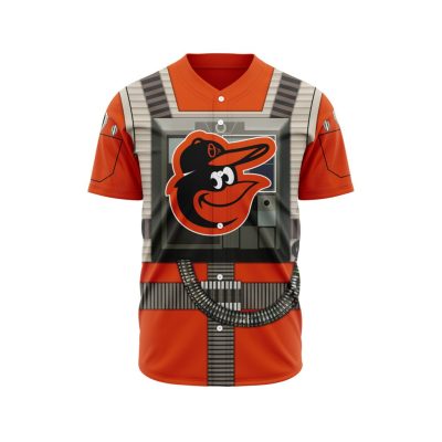 MLB Baltimore Orioles Special Star Wars Rebel Pilot Design Baseball Jersey