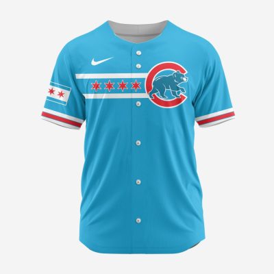 MLB Chicago Cubs Personalized Alternate Design Concept Baseball Jersey DBJ1238