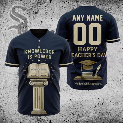 MLB Chicago White Sox Happy Teacher's Day Baseball Jersey