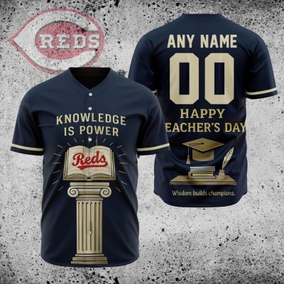 MLB Cincinnati Reds Happy Teacher's Day Baseball Jersey