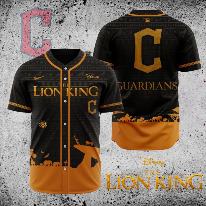 MLB Cleveland Guardians X The Lion King Baseball Jersey