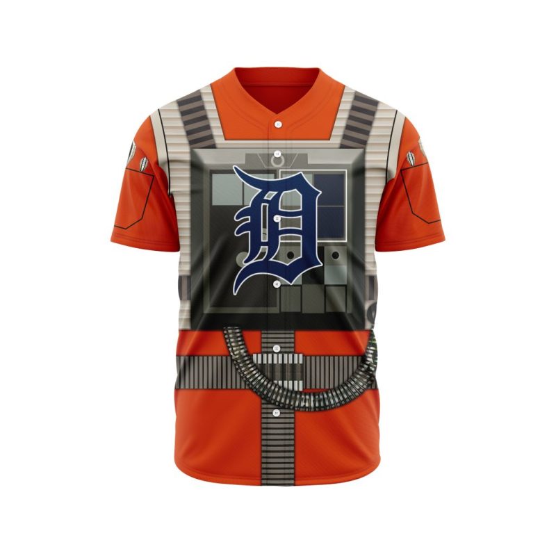 MLB Detroit Tigers Special Star Wars Rebel Pilot Design Baseball Jersey