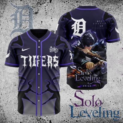 MLB Detroit Tigers X Solo Leveling Baseball Jersey