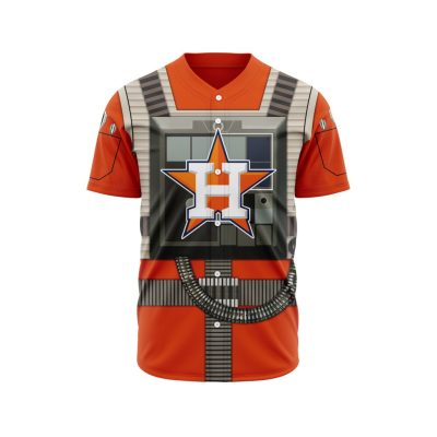 MLB Houston Astros Special Star Wars Rebel Pilot Design Baseball Jersey