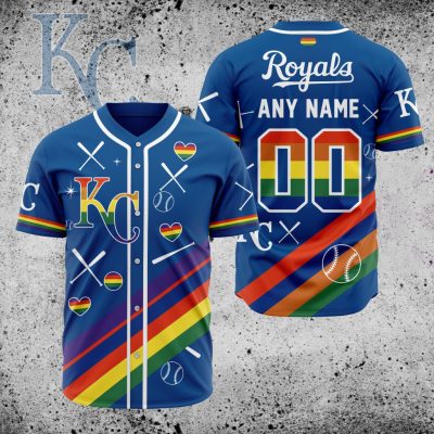 MLB Kansas City Royals Pride Heritage Baseball Jersey