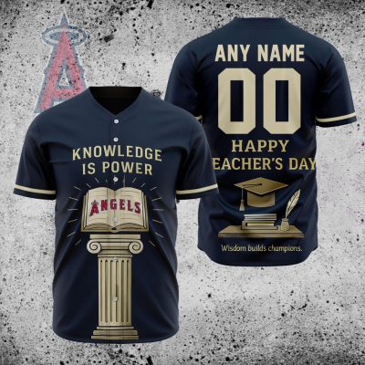 MLB Los Angeles Angels Happy Teacher's Day Baseball Jersey