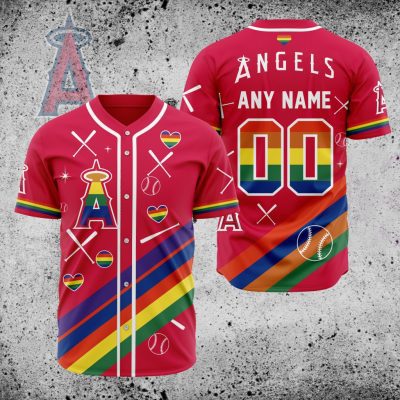 MLB Los Angeles Angels Pride Heritage Baseball Jersey