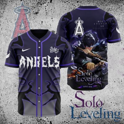 MLB Los Angeles Angels X Solo Leveling Baseball Jersey