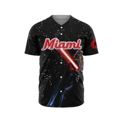 MLB Miami Marlins Special Star Wars Design Baseball Jersey