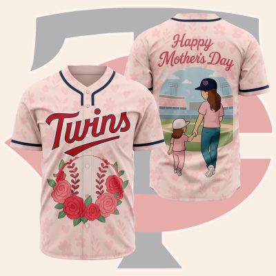 MLB Minnesota Twins Happy Mother's Day Baseball Jersey