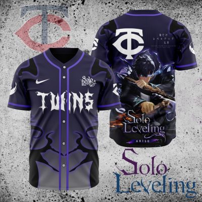 MLB Minnesota Twins X Solo Leveling Baseball Jersey