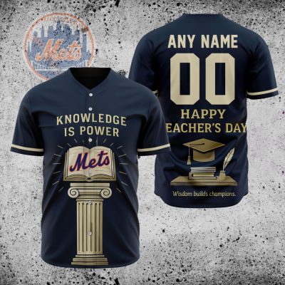 MLB New York Mets Happy Teacher's Day Baseball Jersey