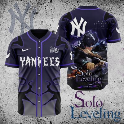 MLB New York Yankees X Solo Leveling Baseball Jersey