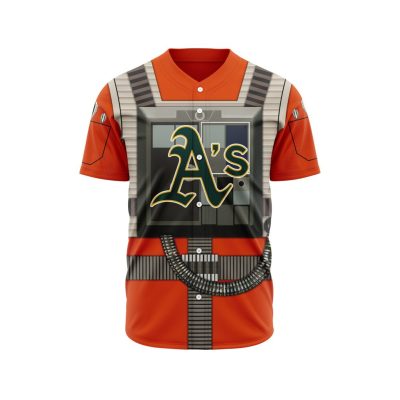 MLB Oakland Athletics Special Star Wars Rebel Pilot Design Baseball Jersey