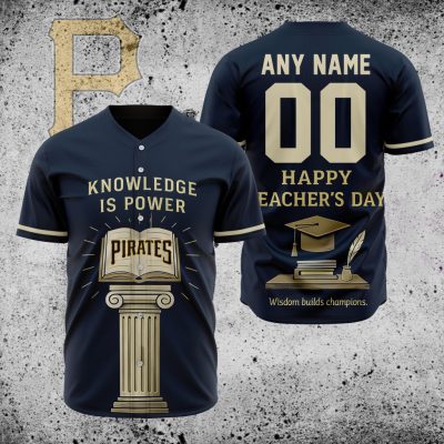 MLB Pittsburgh Pirates Happy Teacher's Day Baseball Jersey