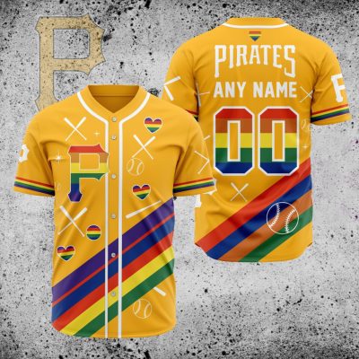MLB Pittsburgh Pirates Pride Heritage Baseball Jersey