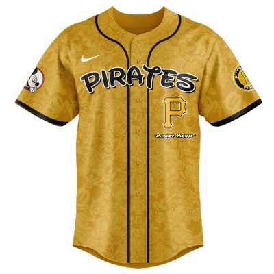 MLB Pittsburgh Pirates X Mickey Mouse Baseball Jersey