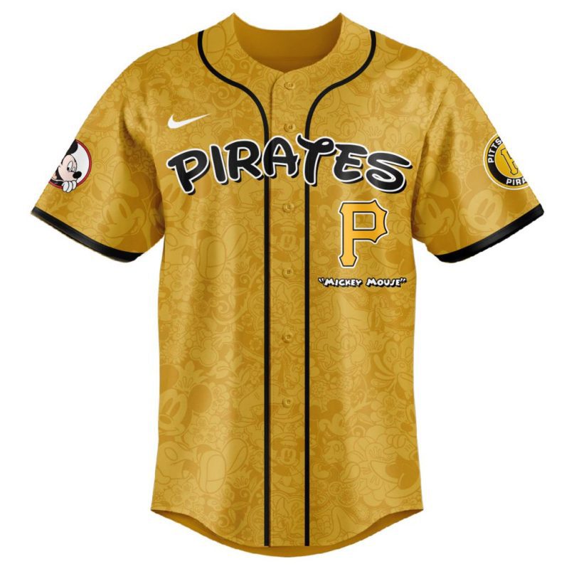 MLB Pittsburgh Pirates X Mickey Mouse Baseball Jersey