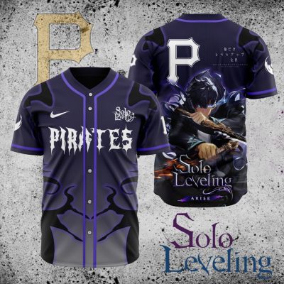 MLB Pittsburgh Pirates X Solo Leveling Baseball Jersey