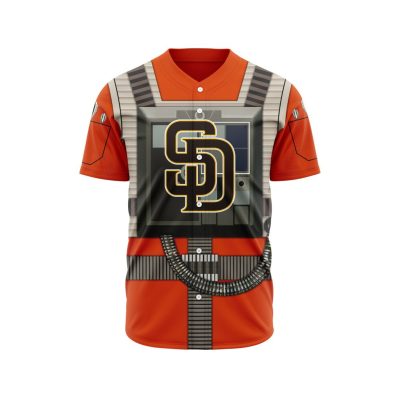 MLB San Diego Padres Special Star Wars Rebel Pilot Design Baseball Jersey