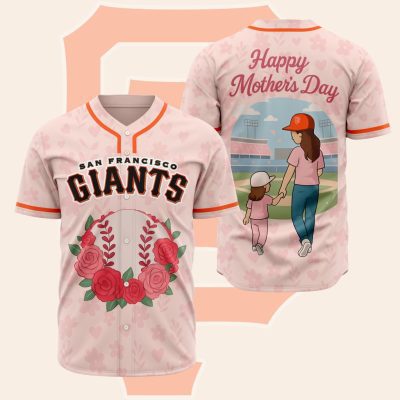 MLB San Francisco Giants Happy Mother's Day Baseball Jersey