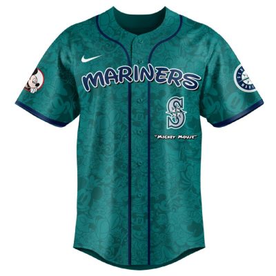 MLB Seattle Mariners X Mickey Mouse Baseball Jersey