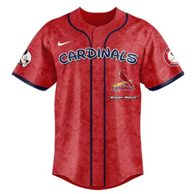 MLB St. Louis Cardinals X Mickey Mouse Baseball Jersey